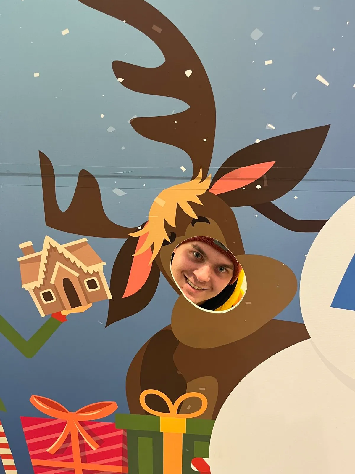 Arttu as a reindeer