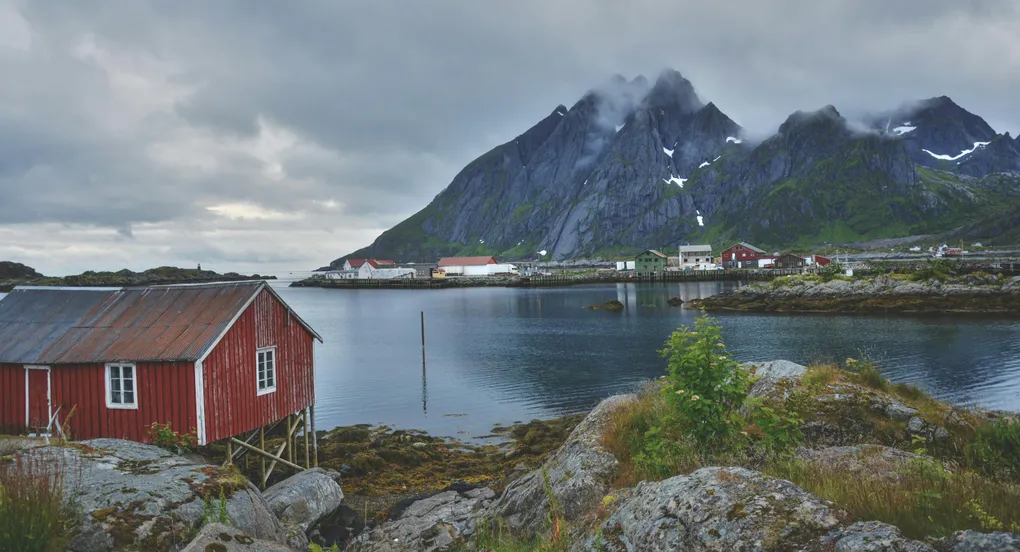 View of a Norwegian fjord