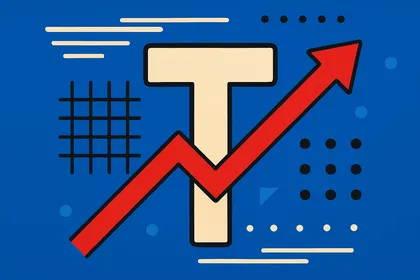 Poster-style illustration of a T-shaped developer skill map